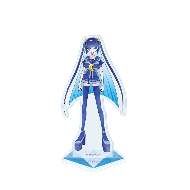 アクリルスタンド 魔法少女ピンクブルー 02 ブルー(公式イラスト) (Acrylic Stand "Magical Girl Pink blue" 02 Blue (Official Illustration))