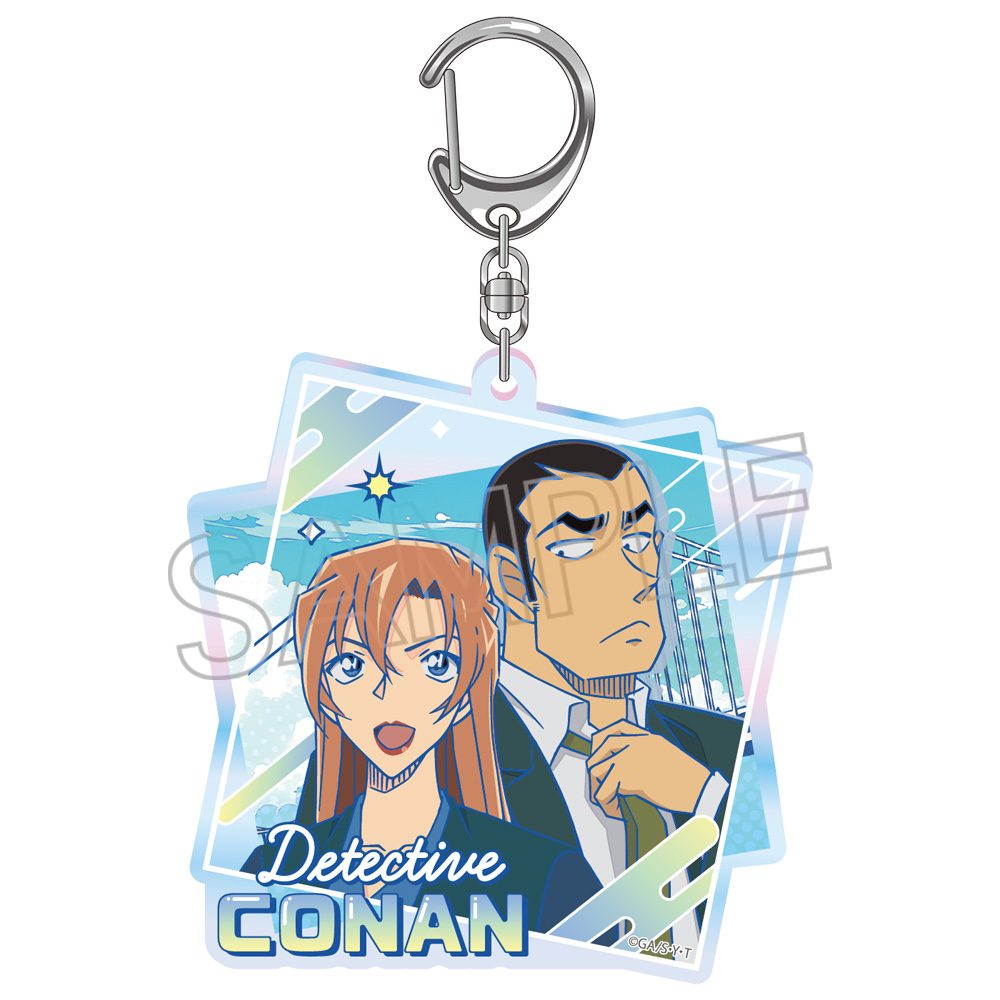 名探偵コナン ニュートロポップ オーロラアクリルキーホルダー 萩原千速&横溝重悟 ("Detective Conan" Newtoro Pop Aurora Acrylic Key Chain Hagiwara Chihaya & Yokomizo Jugo)