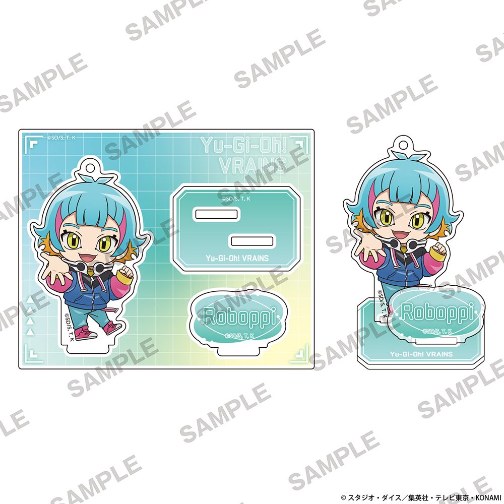 遊☆戯☆王VRAINS にいてんごアクリルスタンド 共にVer. ロボッピ(人間態) ("Yu-Gi-Oh! VRAINS" 2.5 Acrylic Stand Together Ver. Roboppi (Human Form))