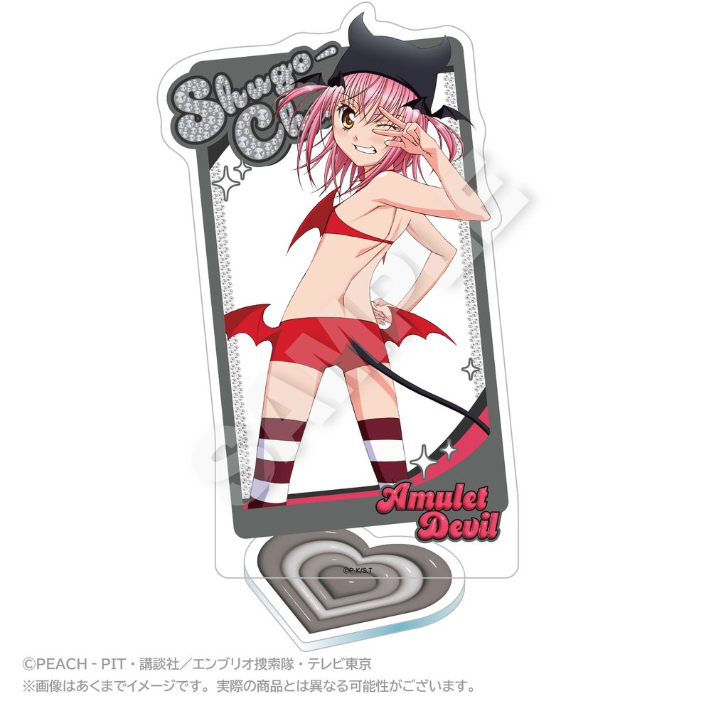しゅごキャラ! 背景付きアクリルスタンド アミュレットデビル ("Shugo Chara!" Acrylic Stand with Background Amulet Devil)