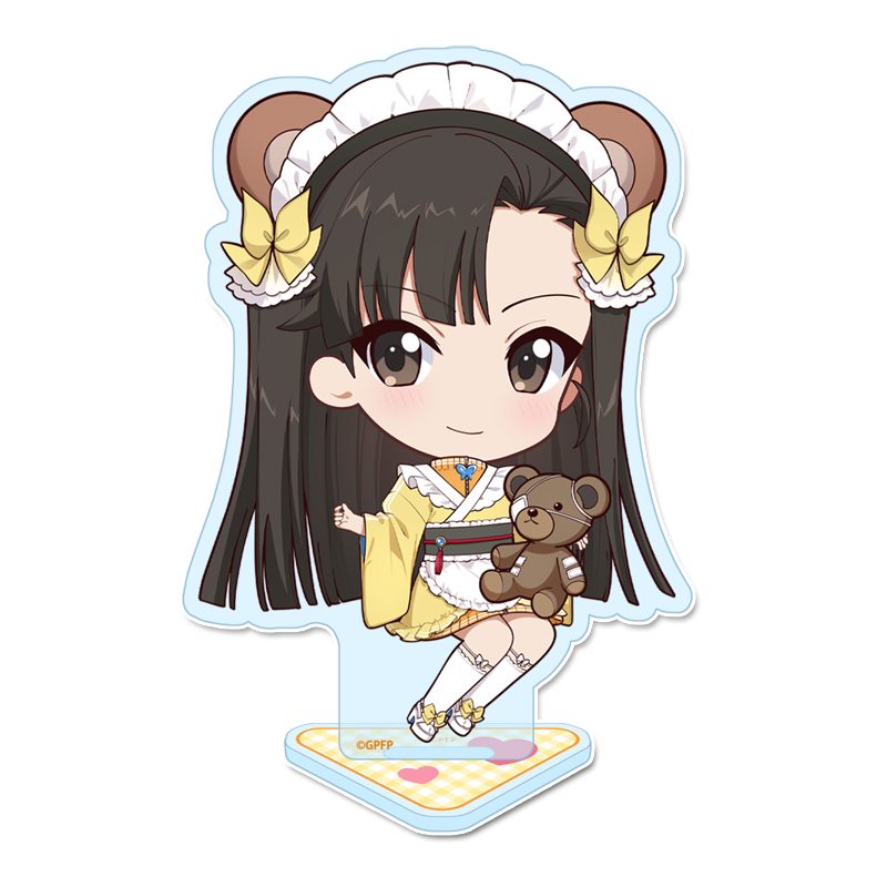 ガールズ&パンツァー 最終章 ぷちちょこアクリルスタンド 西絹代 ジャージメイドVer. ("GIRLS und PANZER das Finale" Puchichoko Acrylic Stand Nishi Kinuyo Jersey Maid Ver.)