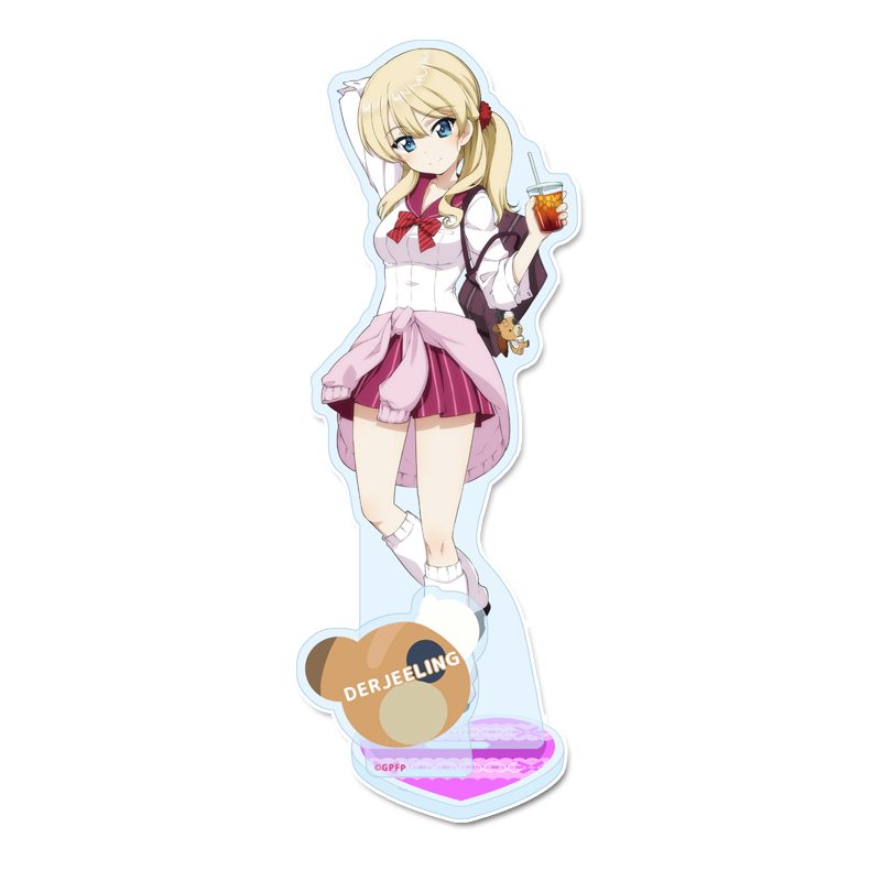 ガールズ&パンツァー 最終章 描き下ろしアクリルスタンド ダージリン ギャル制服Ver. ("GIRLS und PANZER das Finale" Original Illustration Acrylic Stand Darjeeling Gal School Uniform Ver.)