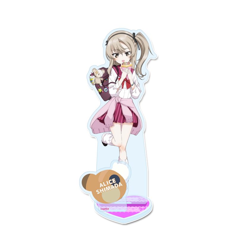 ガールズ&パンツァー 最終章 描き下ろしアクリルスタンド 島田愛里寿 ギャル制服Ver. ("GIRLS und PANZER das Finale" Original Illustration Acrylic Stand Shimada Alice Gal School Uniform Ver.)