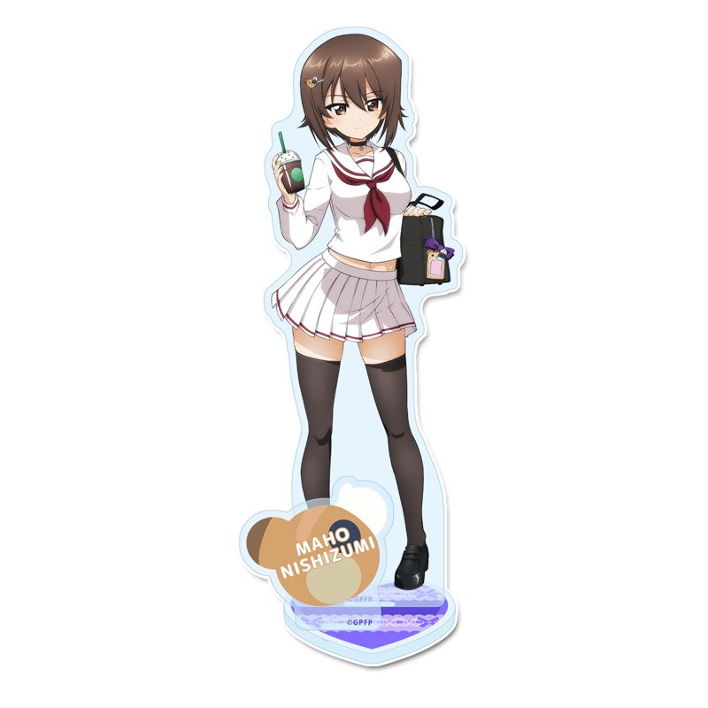 ガールズ&パンツァー 最終章 描き下ろしアクリルスタンド 西住まほ ギャル制服Ver. ("GIRLS und PANZER das Finale" Original Illustration Acrylic Stand Nishizumi Maho Gal School Uniform Ver.)