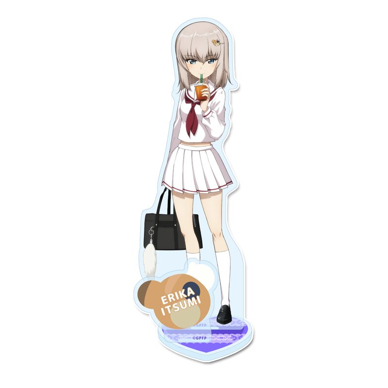 ガールズ&パンツァー 最終章 描き下ろしアクリルスタンド 逸見エリカ ギャル制服Ver. ("GIRLS und PANZER das Finale" Original Illustration Acrylic Stand Itsumi Erika Gal School Uniform Ver.)