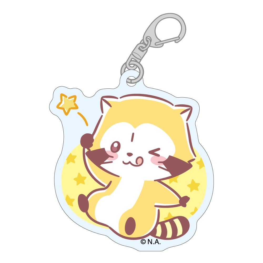 ラスカル あまえ上手Ver. アクリルキーホルダー C ("Rascal the Raccoon" Amaejozu Ver. Acrylic Key Chain C)