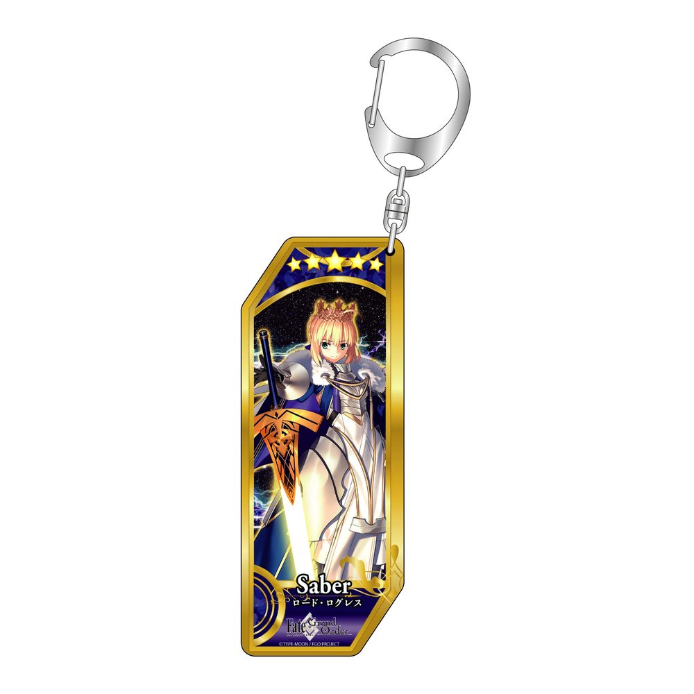 Fate/Grand Order サーヴァントキーホルダー 328 セイバー/ロード・ログレス ("Fate/Grand Order" Servant Key Chain 328 Saber / Lord Logres)