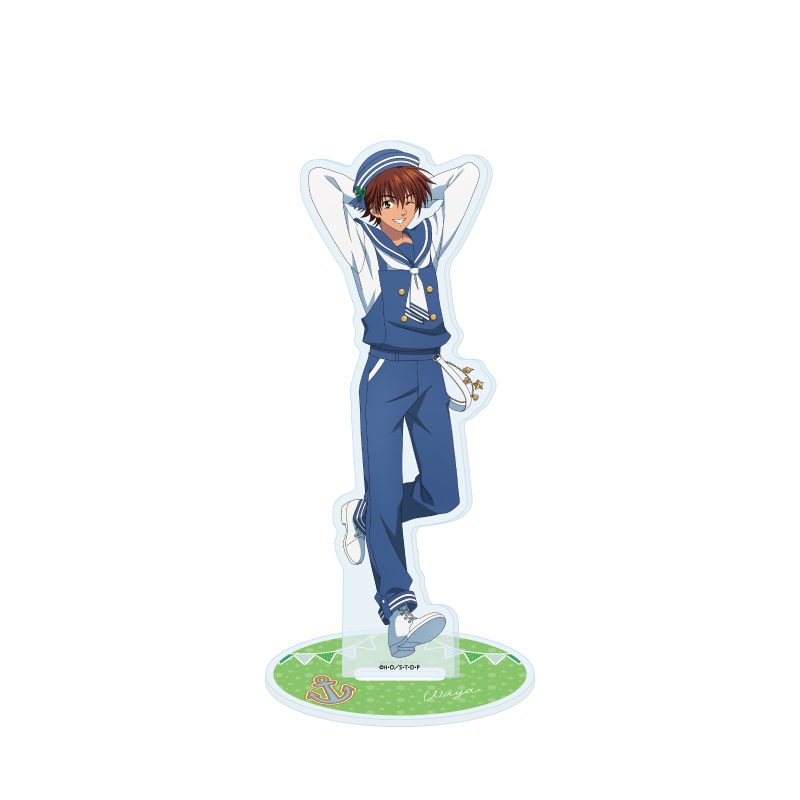 アクリルスタンド ヒカルの碁 91 和谷義高 マリンセーラーVer.(描き下ろしイラスト) (Acrylic Stand "Hikaru no Go" 91 Waya Yoshitaka Marine Sailor Ver. (Original Illustration))