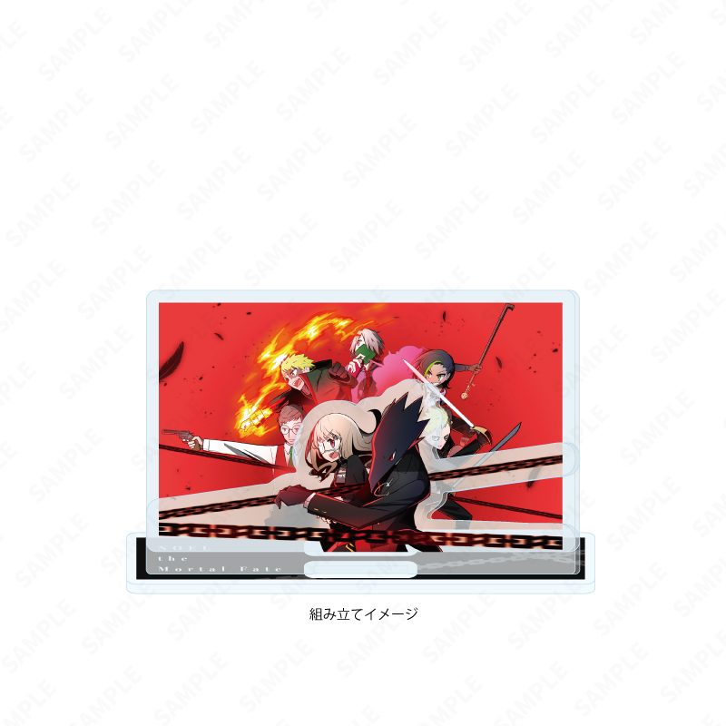アクリルスタンドプレート 被虐のノエル 04 集合(公式イラスト) (Acrylic Stand Plate "Noel the Mortal Fate" 04 Group (Official Illustration))