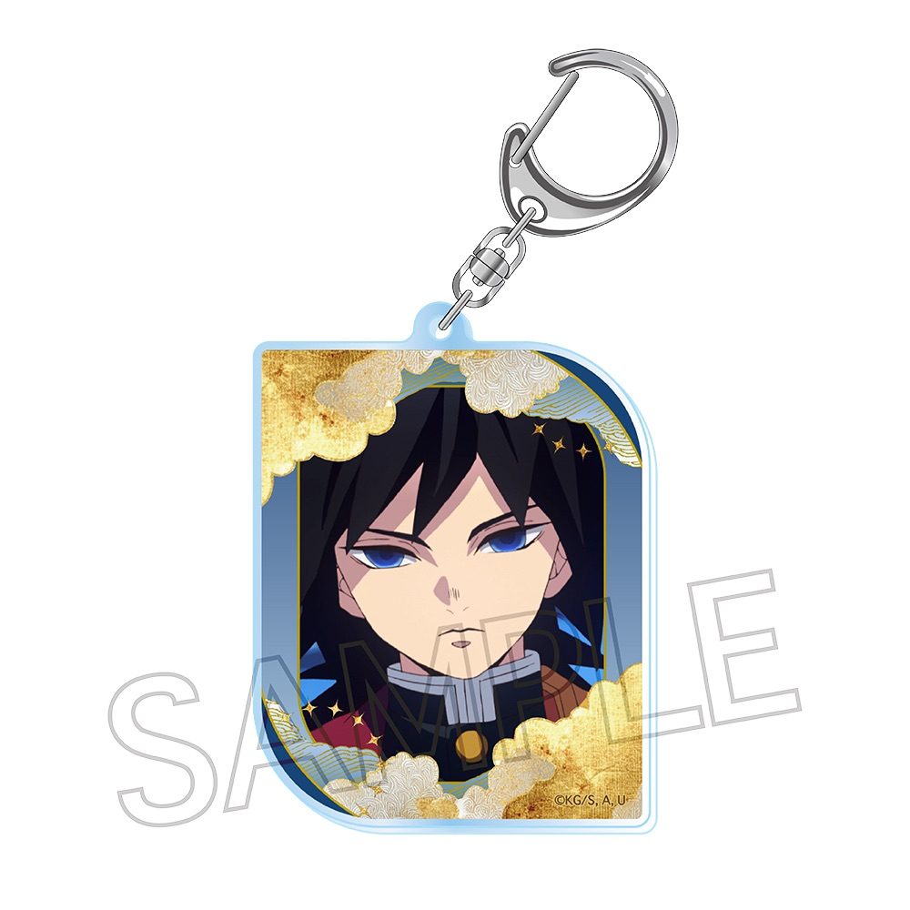 鬼滅の刃 アクリルキーホルダー -浮雲- Vol.1 冨岡義勇 ("Demon Slayer: Kimetsu no Yaiba" Acrylic Key Chain -Floating Cloud- Vol. 1 Tomioka Giyu)