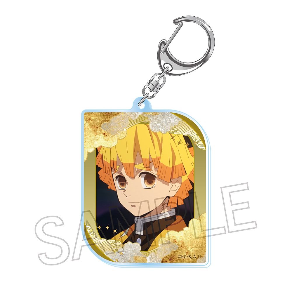 鬼滅の刃 アクリルキーホルダー -浮雲- Vol.1 我妻善逸 ("Demon Slayer: Kimetsu no Yaiba" Acrylic Key Chain -Floating Cloud- Vol. 1 Agatsuma Zenitsu)