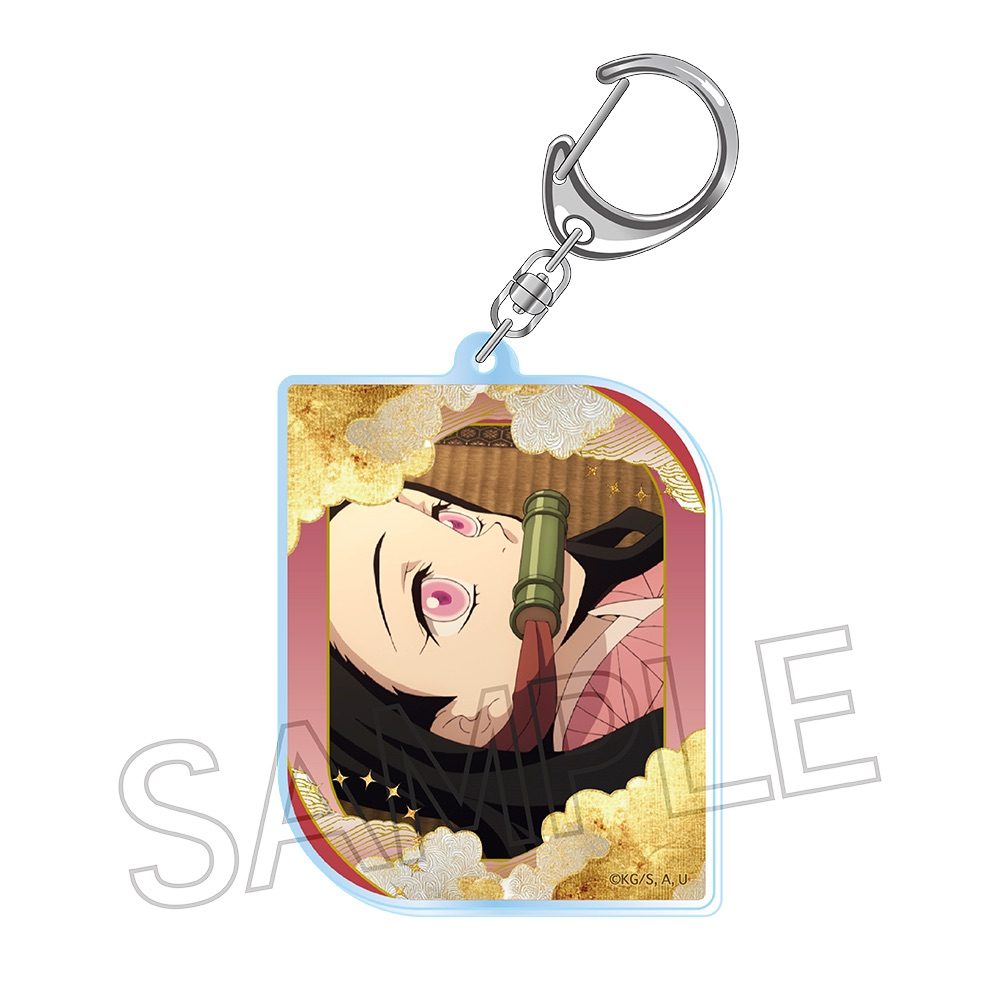 鬼滅の刃 アクリルキーホルダー -浮雲- Vol.1 竈門禰豆子 ("Demon Slayer: Kimetsu no Yaiba" Acrylic Key Chain -Floating Cloud- Vol. 1 Kamado Nezuko)