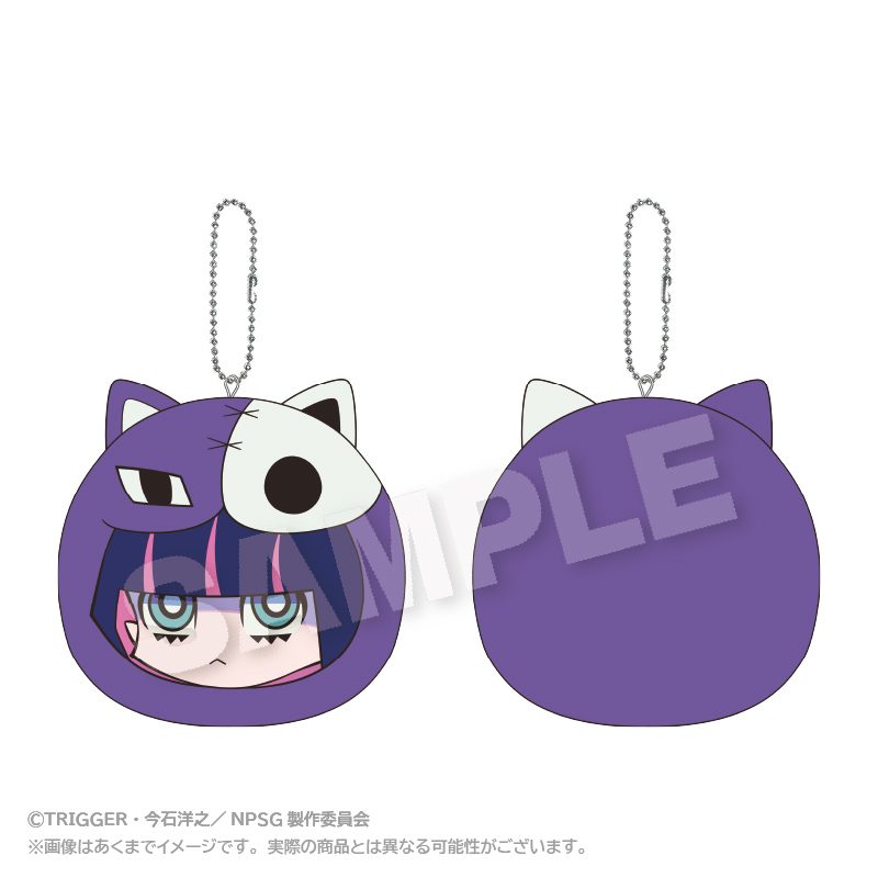 New PANTY & STOCKING with GARTERBELT まるめいつクッションキーホルダー ストッキング ("New Panty & Stocking with Garterbelt" Marumates Cushion Key Chain Stocking)