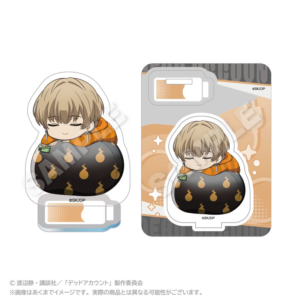 デッドアカウント ふわみんアクリルマスコット 羽住蓮理 ("Dead Account" Fuwamin Acrylic Mascot Hasumi Renri)