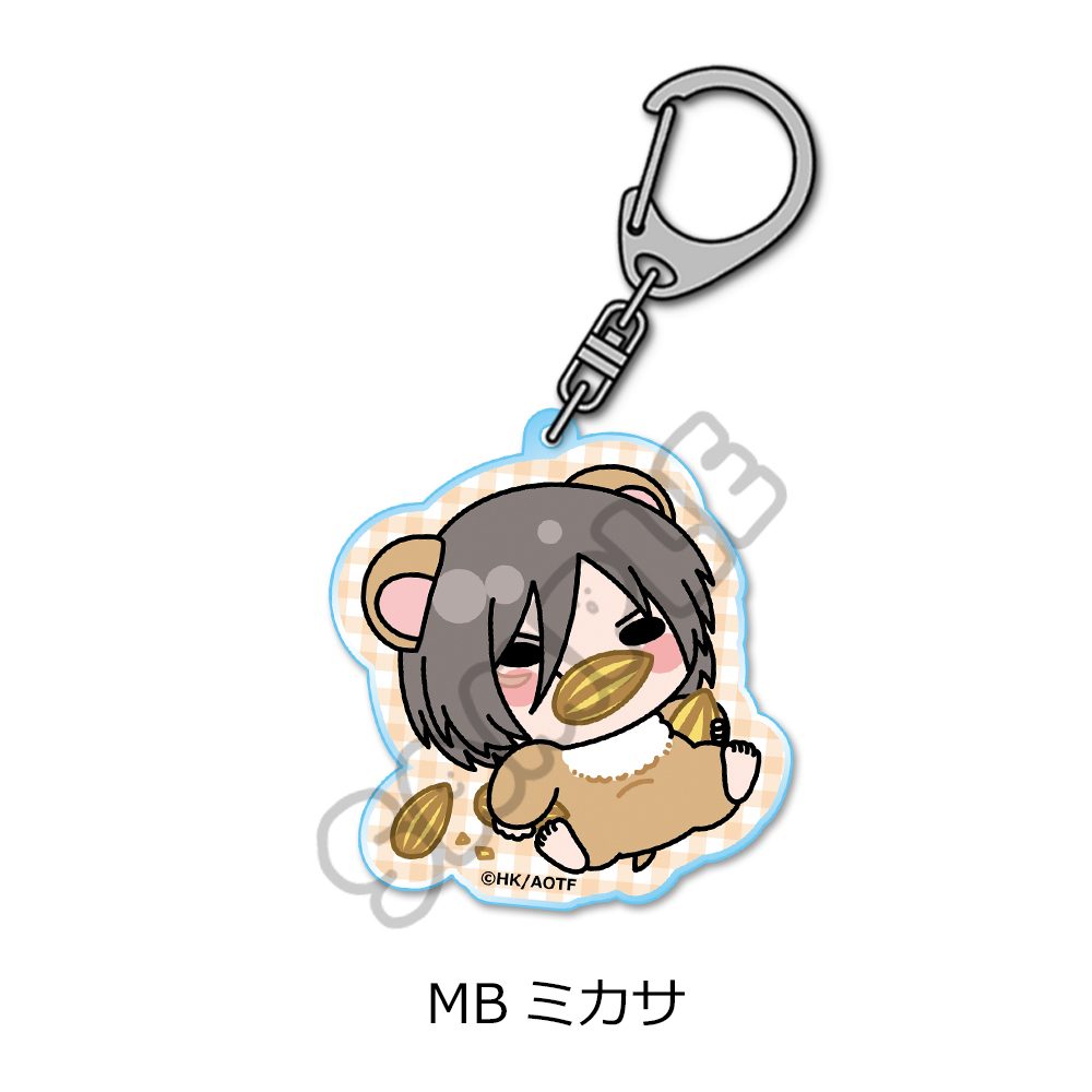 進撃の巨人 Season1-3 アクリルキーホルダー MB ミカサ ("Attack on Titan" Season 1 - 3 Acrylic Key Chain MB Mikasa)