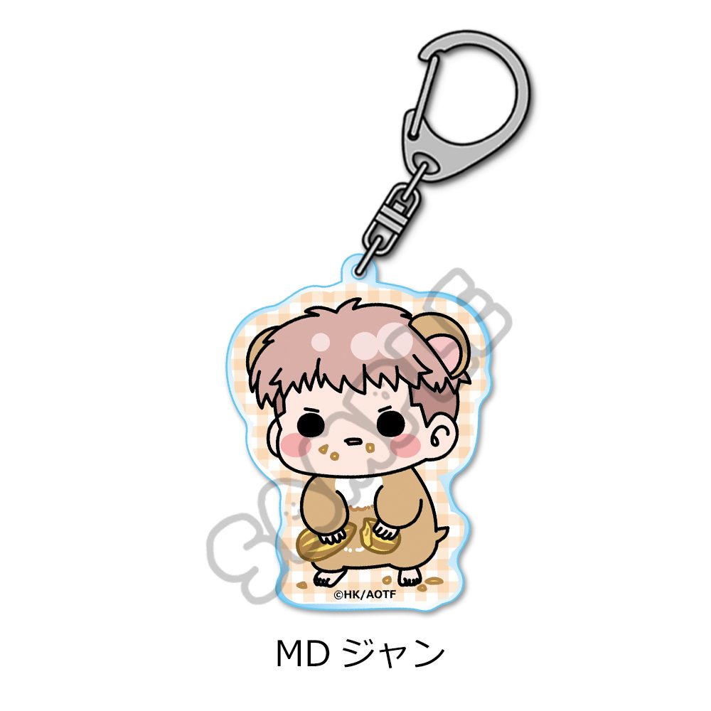 進撃の巨人 Season1-3 アクリルキーホルダー MD ジャン ("Attack on Titan" Season 1 - 3 Acrylic Key Chain MD Jean)