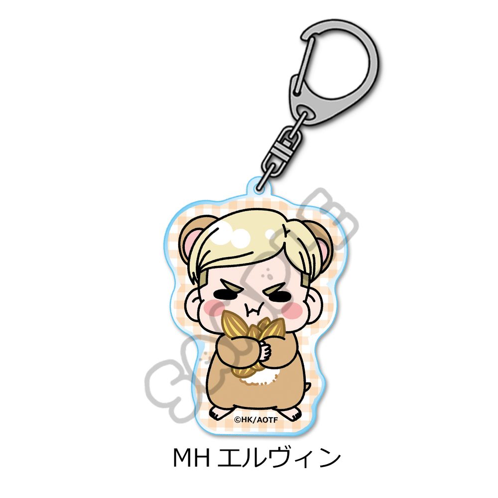 進撃の巨人 Season1-3 アクリルキーホルダー MH エルヴィン ("Attack on Titan" Season 1 - 3 Acrylic Key Chain MH Erwin)