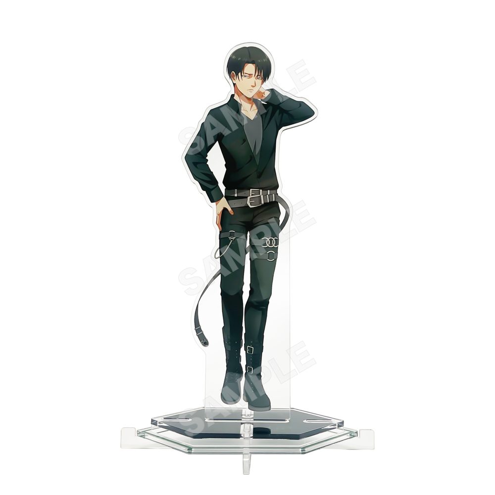 進撃の巨人 アクリルスタンド(L) 02 リヴァイ(Black) ("Attack on Titan" Acrylic Stand (L) 02 Levi (Black))
