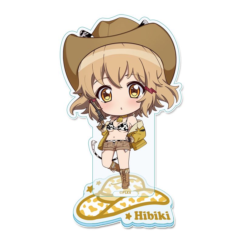 戦姫絶唱シンフォギアXV ぷちちょこアクリルスタンド 立花響 カウガールVer. ("Senki Zessho Symphogear XV" Puchichoko Acrylic Stand Tachibana Hibiki Cowgirl Ver.)