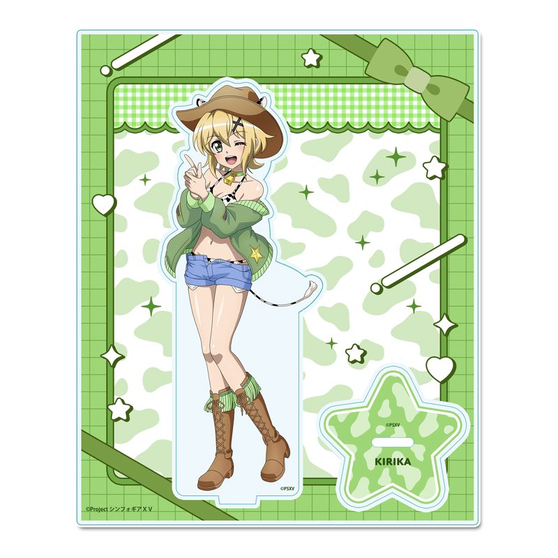 戦姫絶唱シンフォギアXV 描き下ろしアクリルスタンド 暁切歌 カウガールVer. ("Senki Zessho Symphogear XV" Original Illustration Acrylic Stand Akatsuki Kirika Cowgirl Ver.)