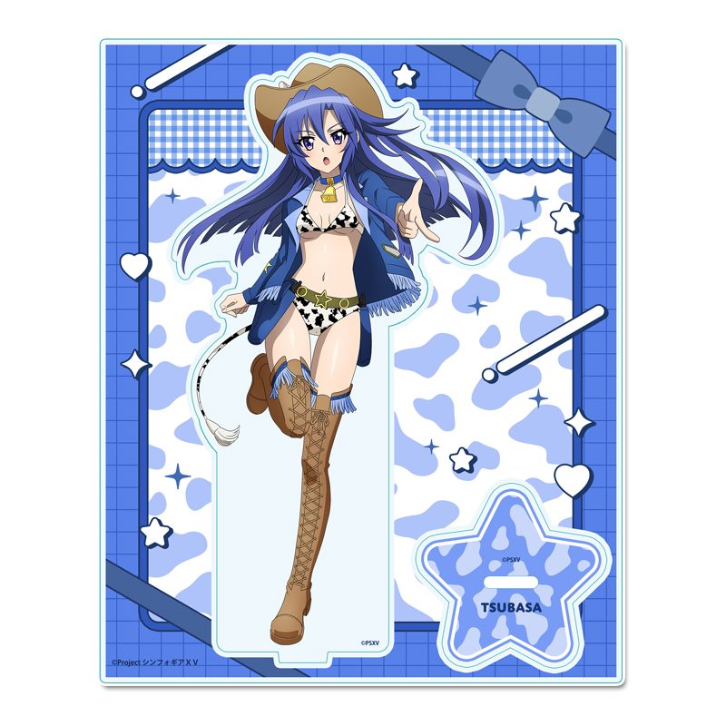 戦姫絶唱シンフォギアXV 描き下ろしアクリルスタンド 風鳴翼 カウガールVer. ("Senki Zessho Symphogear XV" Original Illustration Acrylic Stand Kazanari Tsubasa Cowgirl Ver.)