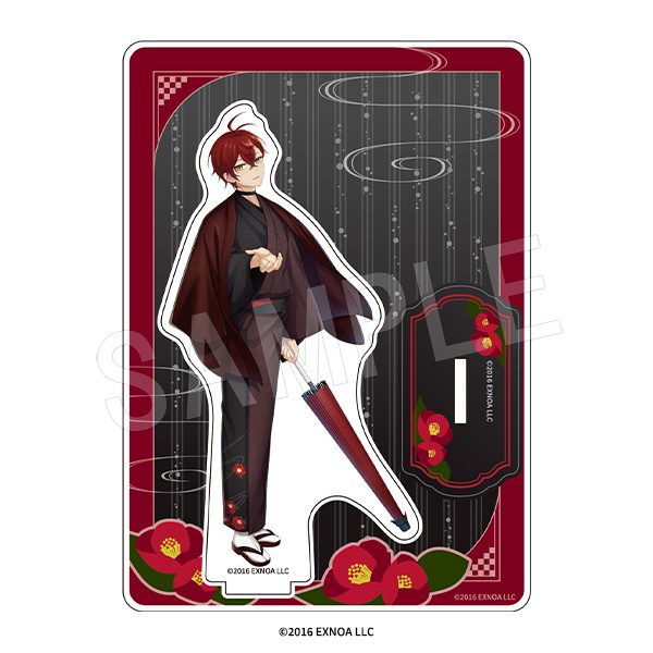 文豪とアルケミスト アクリルスタンド 寒椿Ver. 太宰治 ("Bungo to Alchemist" Acrylic Stand Winter-Blooming Ver. Dazai Osamu)