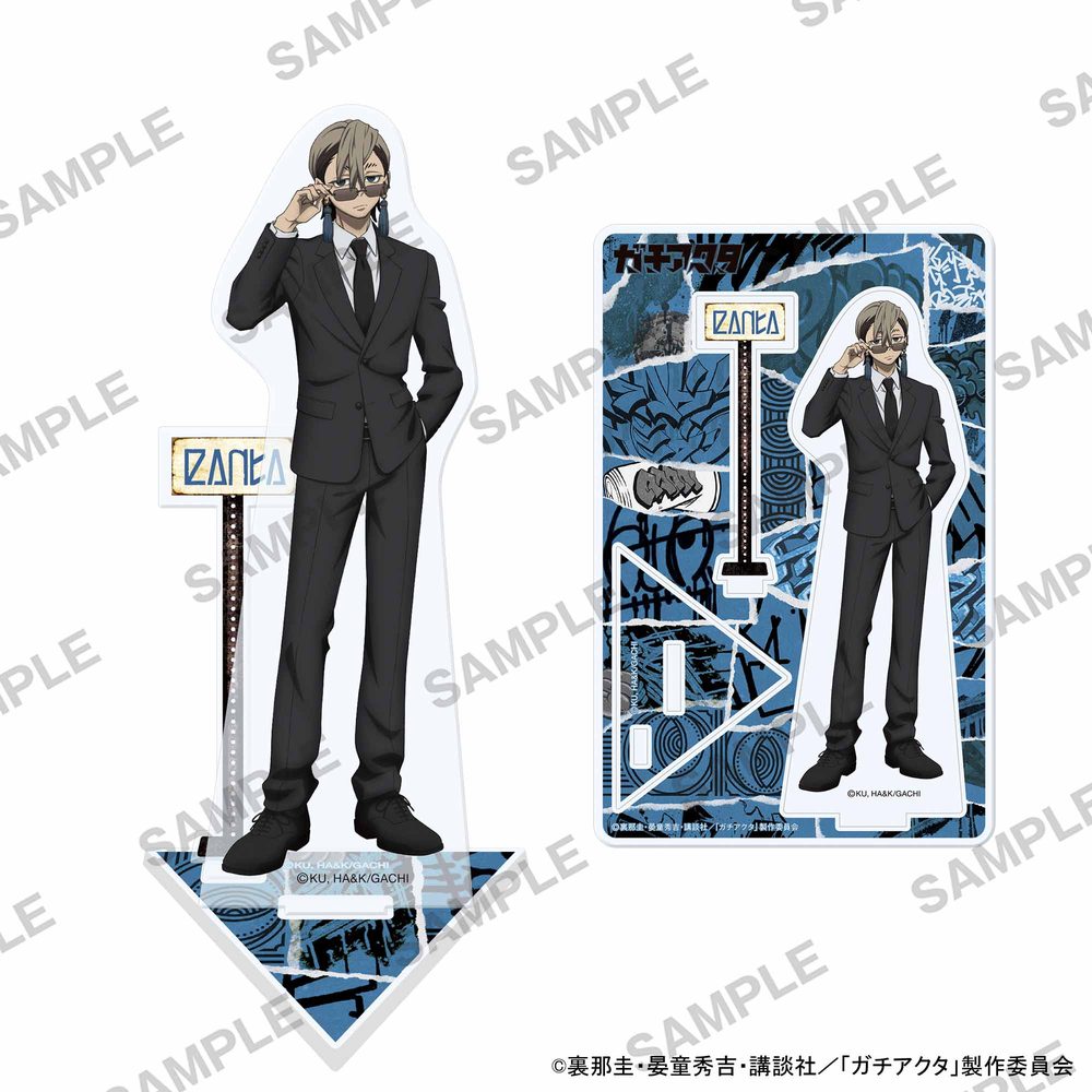 ガチアクタ アクリルスタンド 黒スーツVer. ザンカ ("Gachiakuta" Acrylic Stand Black Suit Ver. Zanka)