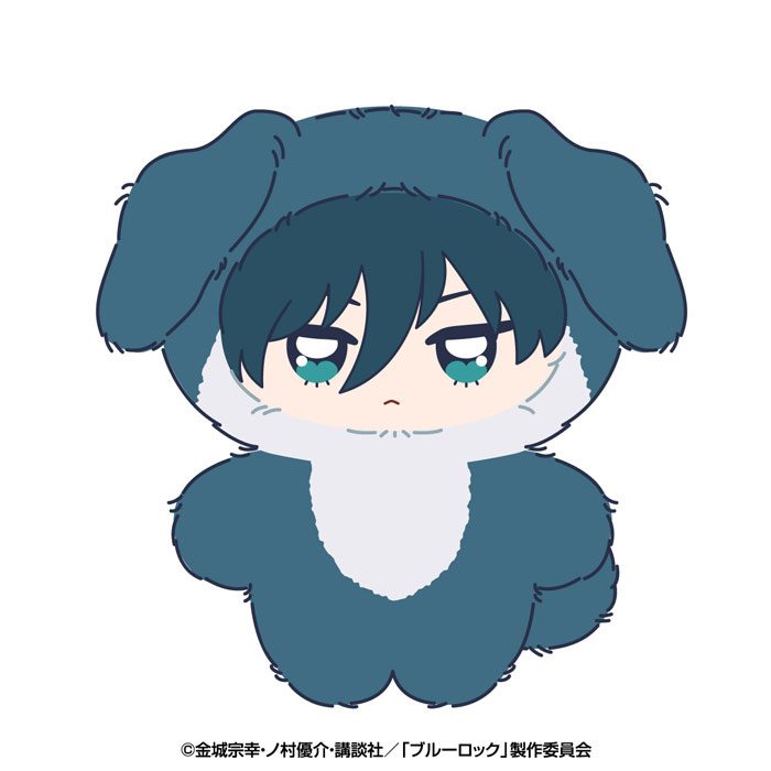 ブルーロック ちみけもますこっと 2 糸師凛 ("Blue Lock" Chimikemo Mascot 2 Itoshi Rin)
