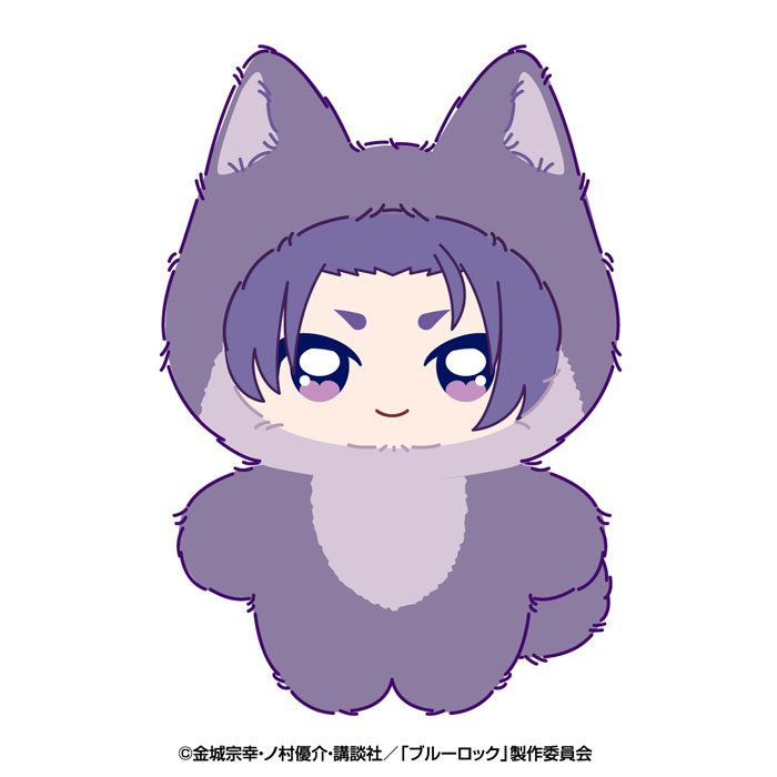 ブルーロック ちみけもますこっと 4 御影玲王 ("Blue Lock" Chimikemo Mascot 4 Mikage Reo)