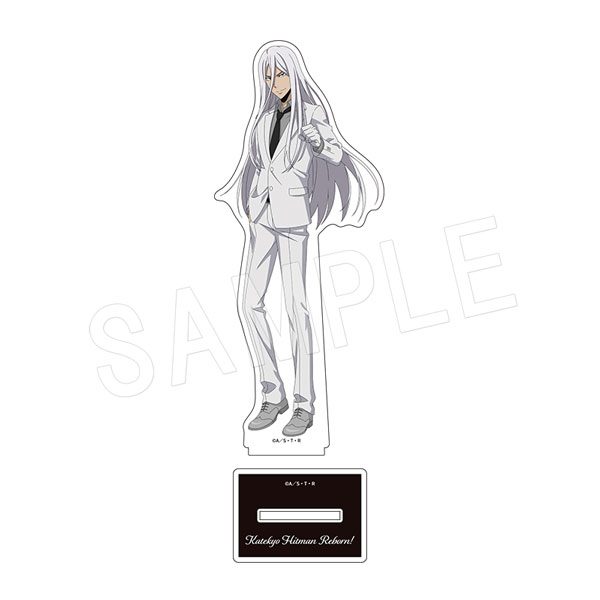 家庭教師ヒットマンREBORN! アクリルフィギュアスタンド グータッチVer. スペルビ・スクアーロ ("Reborn!" Acrylic Figure Stand Fist Bump Ver. Superbia Squalo)