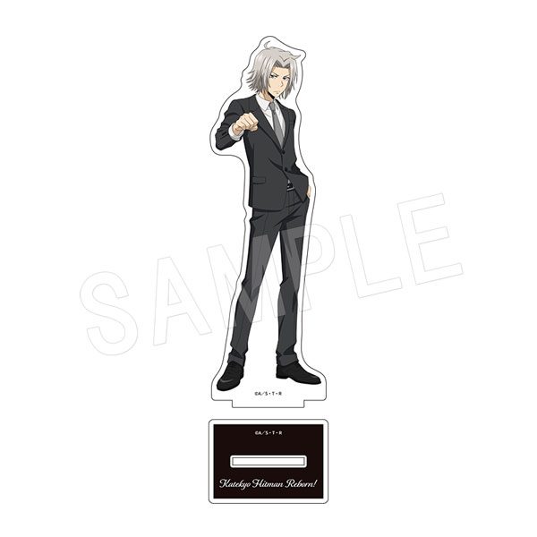 家庭教師ヒットマンREBORN! アクリルフィギュアスタンド グータッチVer. 獄寺隼人 ("Reborn!" Acrylic Figure Stand Fist Bump Ver. Gokudera Hayato)