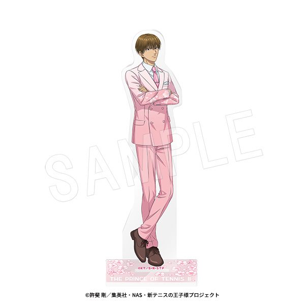 新テニスの王子様 アクリルフィギュアスタンド SAKURA Style Ver. 日吉若 ("New The Prince of Tennis" Acrylic Figure Stand Sakura Style Ver. Hiyoshi Wakashi)