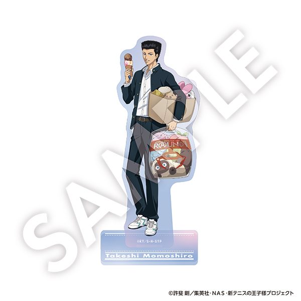 新テニスの王子様 オーロラアクリルスタンド 桃城武 ("New The Prince of Tennis" Aurora Acrylic Stand Momoshiro Takeshi)