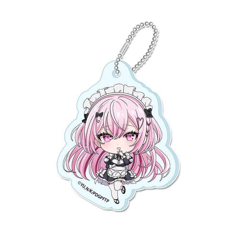 死亡遊戯で飯を食う。 ぷちちょこミニアクリルキーホルダー 桃乃 ("Playing Death Games to Put Food on the Table" Puchichoko Mini Acrylic Key Chain Momono)