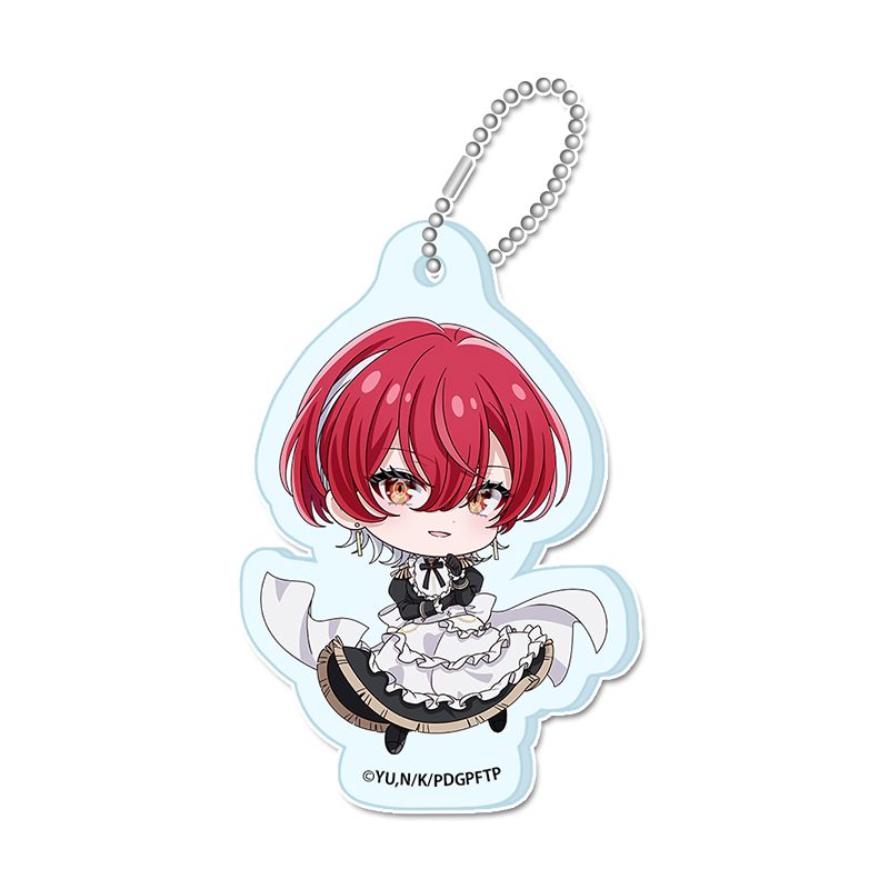 死亡遊戯で飯を食う。 ぷちちょこミニアクリルキーホルダー 紅野 ("Playing Death Games to Put Food on the Table" Puchichoko Mini Acrylic Key Chain Beniya)