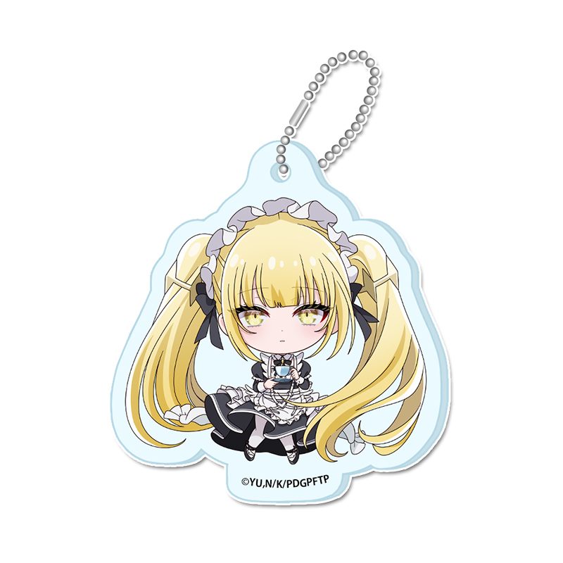 死亡遊戯で飯を食う。 ぷちちょこミニアクリルキーホルダー 金子 ("Playing Death Games to Put Food on the Table" Puchichoko Mini Acrylic Key Chain Kinko)