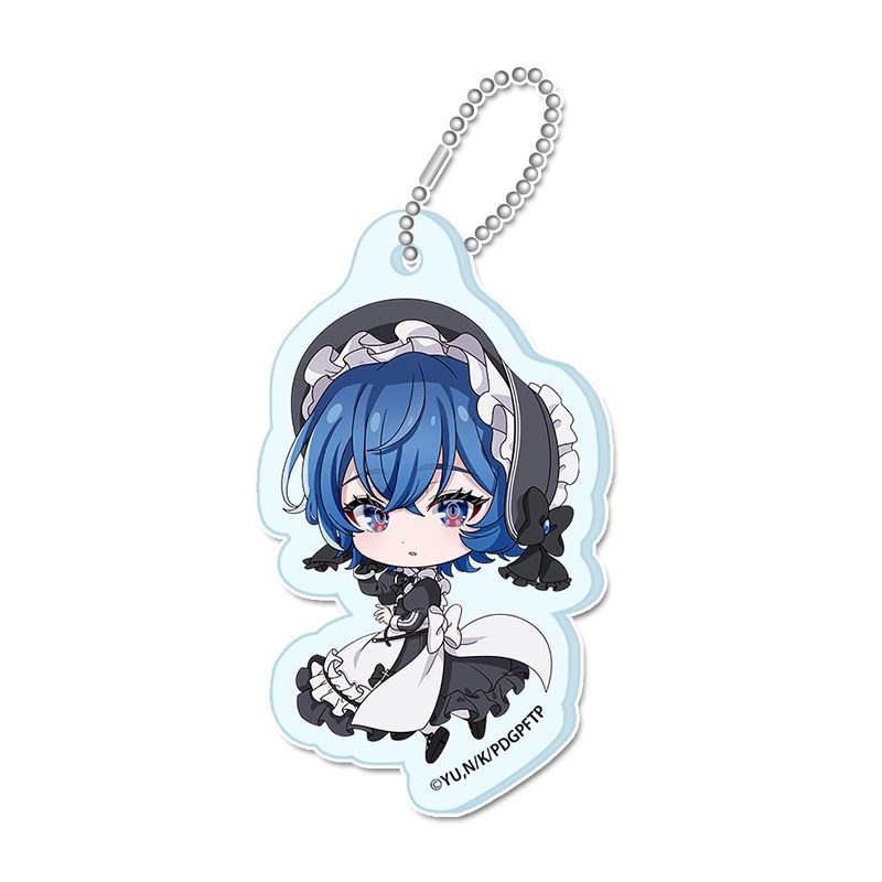死亡遊戯で飯を食う。 ぷちちょこミニアクリルキーホルダー 青井 ("Playing Death Games to Put Food on the Table" Puchichoko Mini Acrylic Key Chain Aoi)