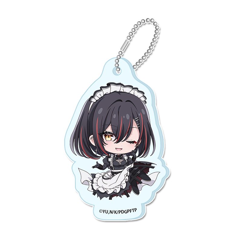 死亡遊戯で飯を食う。 ぷちちょこミニアクリルキーホルダー 黒糖 ("Playing Death Games to Put Food on the Table" Puchichoko Mini Acrylic Key Chain Kokuto)