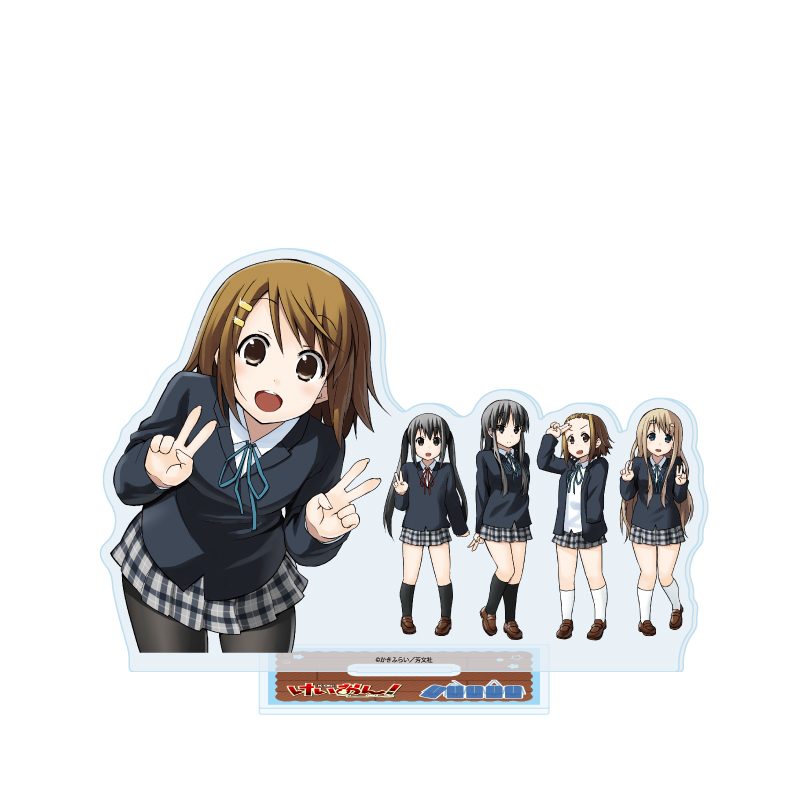 アクリルスタンド けいおん! 01 集合A(公式イラスト) (Acrylic Stand "K-On!" 01 Group A (Official Illustration))