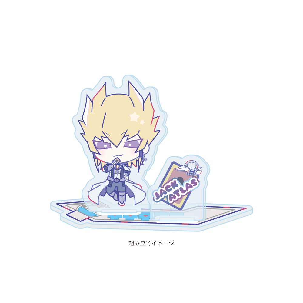 アクリルスタンドプレート 遊☆戯☆王5D's Design produced by Sanrio 02 ジャック・アトラス(コラボイラスト) (Acrylic Stand Plate "Yu-Gi-Oh! 5D's" Design Produced by Sanrio 02 Jack Atlas (Collaboration Illustration))