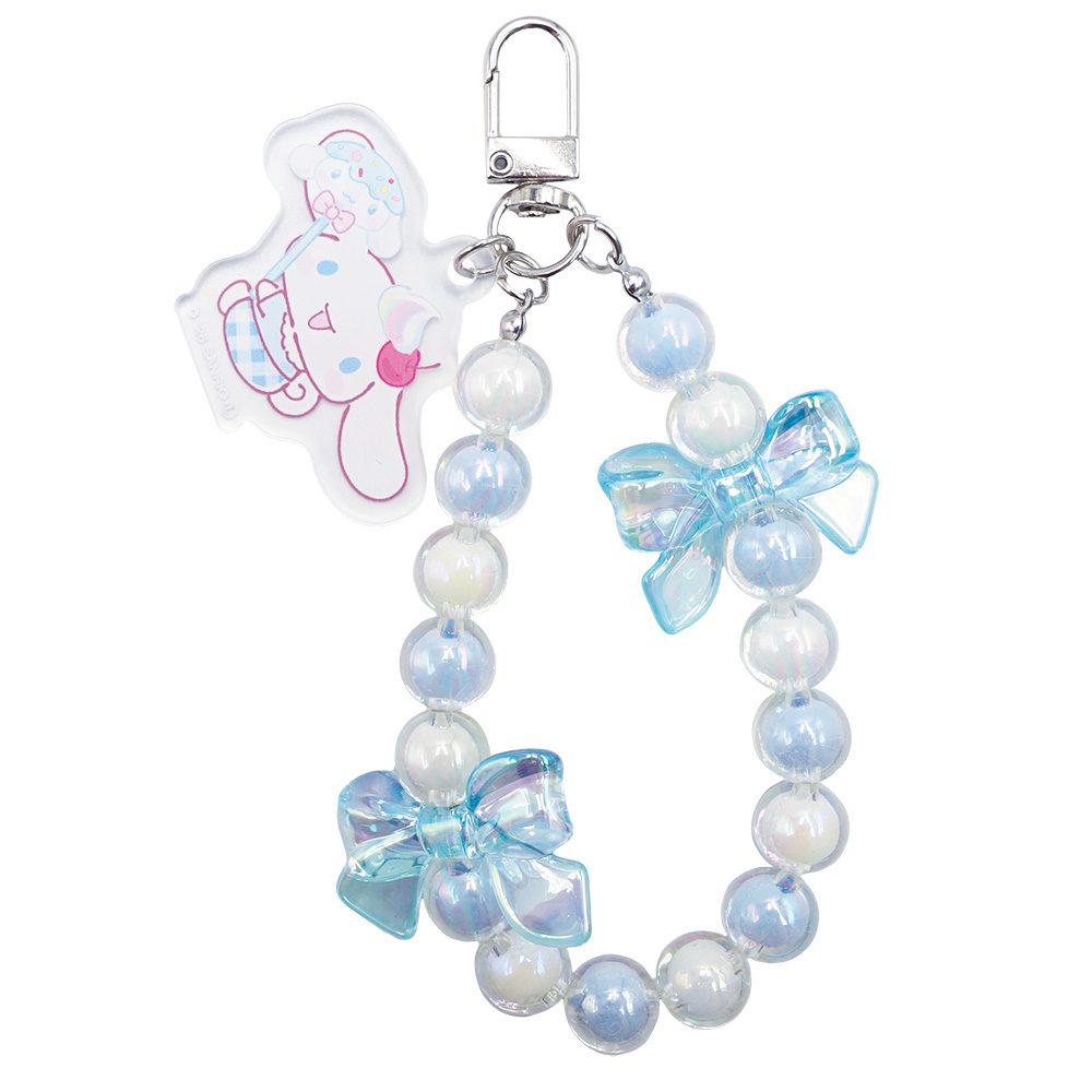 サンリオキャラクターズ Fancy Snacks & Sweets キャンディビーズキーチェーン シナモロール 8203-633 (Sanrio Characters Fancy Snacks & Sweets Candy Beads Key Chain Cinnamoroll 8203-633)