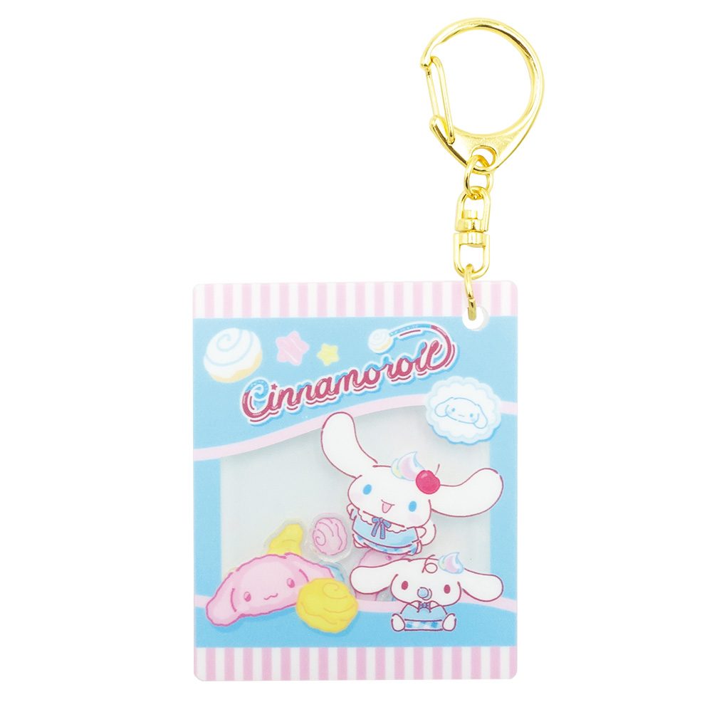 サンリオキャラクターズ Fancy Snacks & Sweets フレフレキーホルダー シナモロール 8203-621 (Sanrio Characters Fancy Snacks & Sweets Furefure Key Chain Cinnamoroll 8203-621)