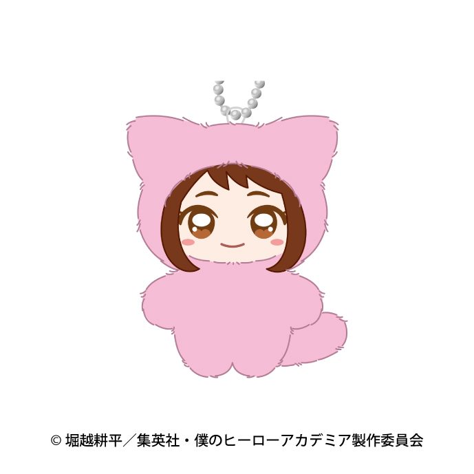 僕のヒーローアカデミア ちみけもますこっと 3 麗日お茶子 ("My Hero Academia" Chimikemo Mascot 3 Uraraka Ochaco)