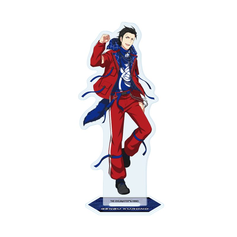 アクリルスタンド アイドルマスター SideM 17 黒野玄武 サイバーパンクVer.(描き下ろしイラスト) (Acrylic Stand "The Idolmaster SideM" 17 Kurono Genbu Cyberpunk Ver. (Original Illustration))