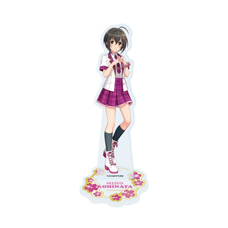 アクリルスタンド アイドルマスター シンデレラガールズ 25 小日向美穂 制服アイドル衣装風(描き下ろしイラスト) (Acrylic Stand "The Idolmaster Cinderella Girls" 25 Kohinata Miho School Uniform Idol Costume Style (Original Illustration))