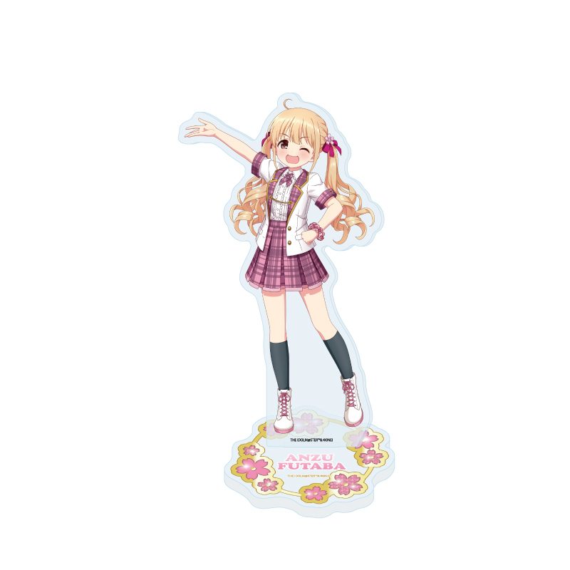アクリルスタンド アイドルマスター シンデレラガールズ 29 双葉杏 制服アイドル衣装風(描き下ろしイラスト) (Acrylic Stand "The Idolmaster Cinderella Girls" 29 Futaba Anzu School Uniform Idol Costume Style (Original Illustration))