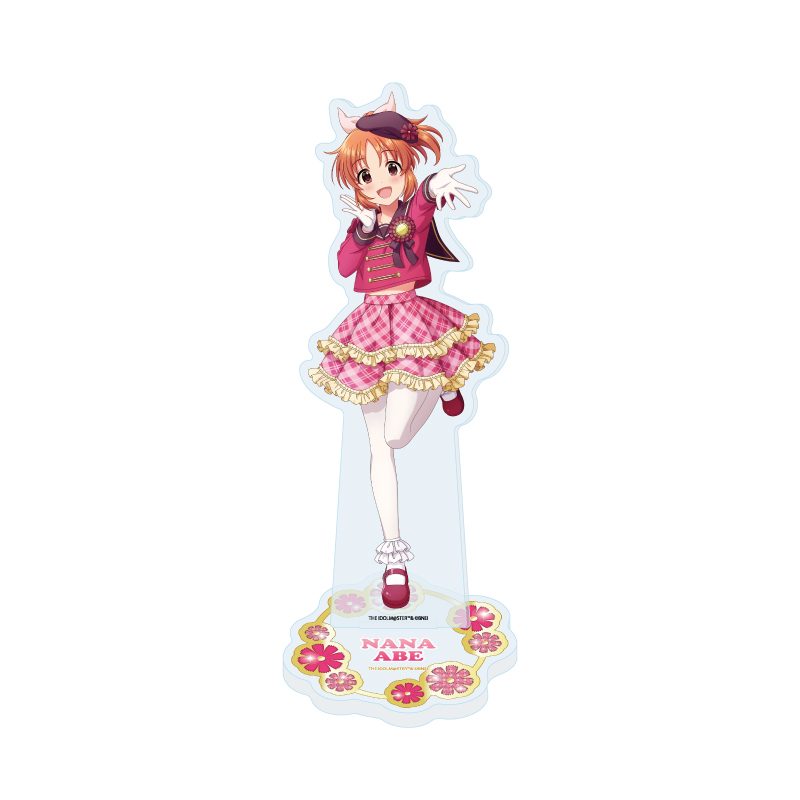 アクリルスタンド アイドルマスター シンデレラガールズ 30 安部菜々 制服アイドル衣装風(描き下ろしイラスト) (Acrylic Stand "The Idolmaster Cinderella Girls" 30 Abe Nana School Uniform Idol Costume Style (Original Illustration))