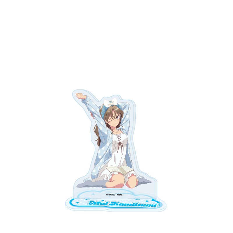 アクリルスタンド 前橋ウィッチーズ 20 上泉マイ 水玉ルームウェアVer.(描き下ろしイラスト) (Acrylic Stand "Maebashi Witches" 20 Kamiizumi Mai Dot Room Wear Ver. (Original Illustration))