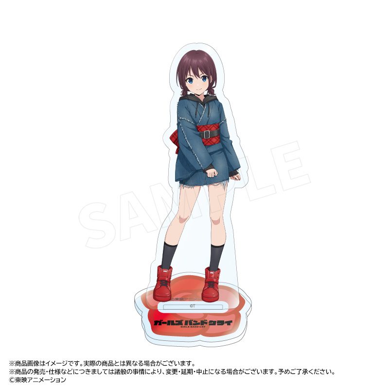 ガールズバンドクライ 描き下ろし和装デニムVer. アクリルスタンド A 井芹仁菜 ("Girls Band Cry" Original Illustration Kimono Denim Ver. Acrylic Stand A Iseri Nina)