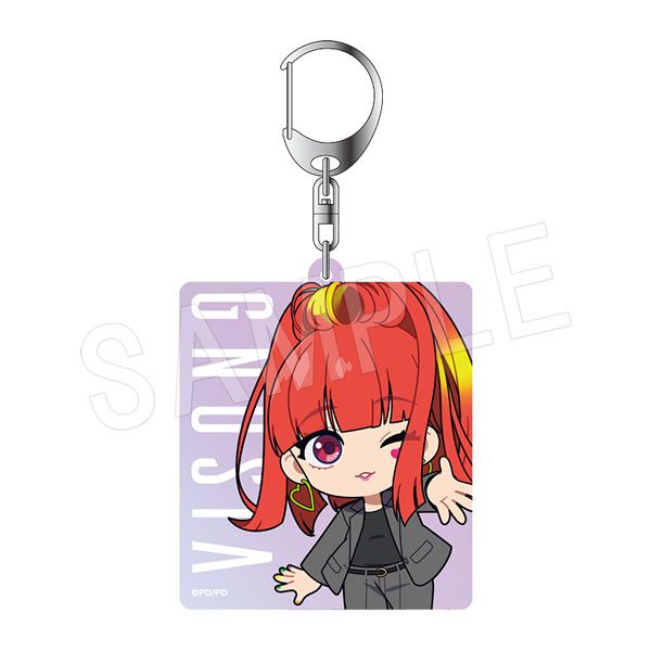グノーシア オーロラアクリルキーホルダー 黒スーツVer. SQ ("GNOSIA" Aurora Acrylic Key Chain Black Suit Ver. SQ)
